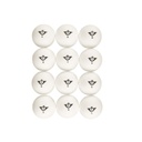 Pilotes de tennis de taula 1 estrela: pack de 12 per a jocs i entrenament (6+)