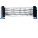 Red de tenis de mesa telescópica: ajustable hasta 180 cm para interior/exterior