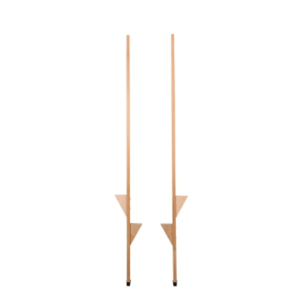 Zancos de madera Engelhart 170 cm para equilibrio hasta 60 kg