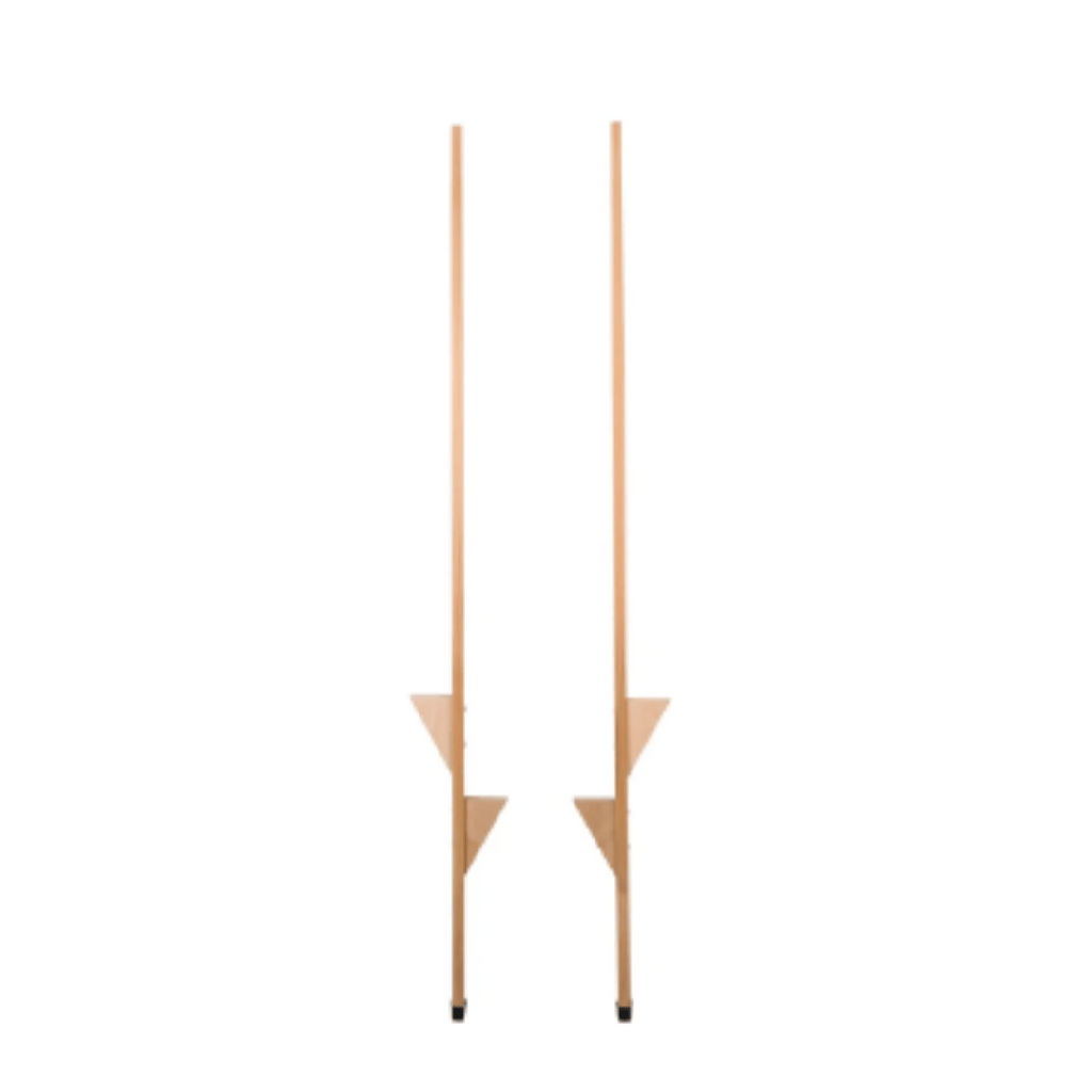 Zancos de Madera, hasta 60 kg, doble altura, 170 cm