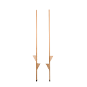 Zancos de Madera, hasta 60 kg, doble altura, 170 cm