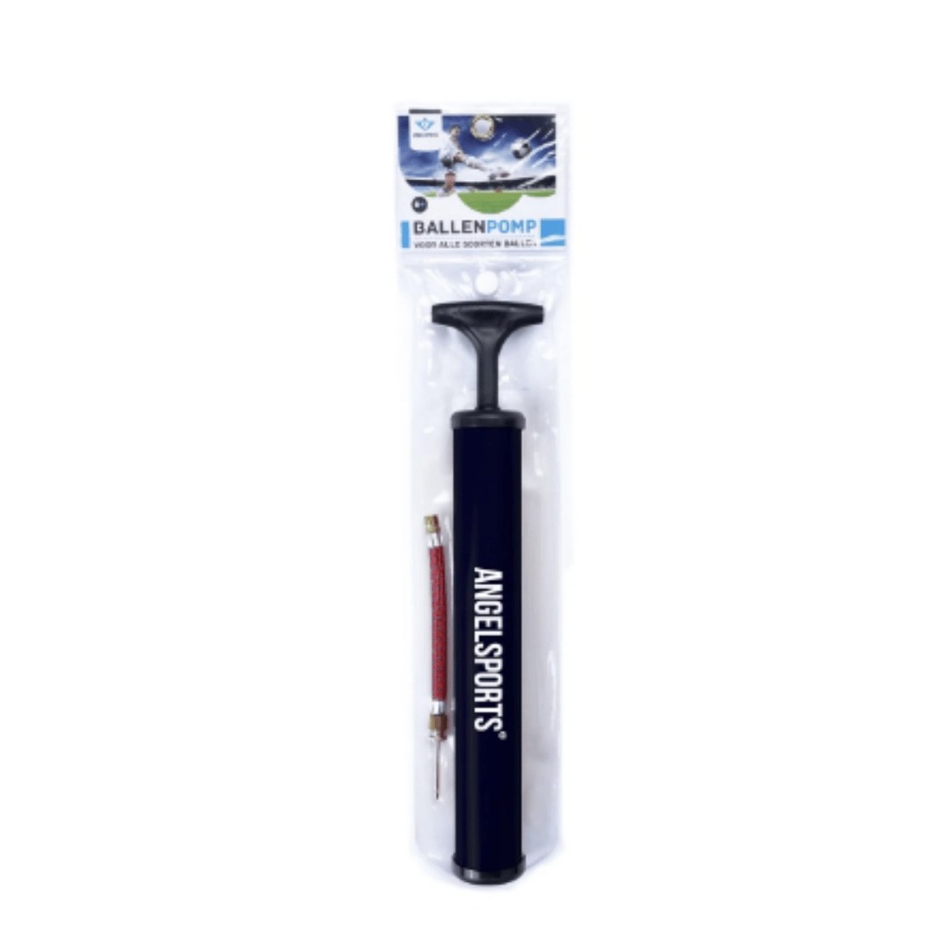 Bomba de balones con aguja: hinchador manual compacto para actividades (6+)