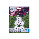 Pelotas para futbolín de mesa 32 mm: pack de 5 mini balones (6+)