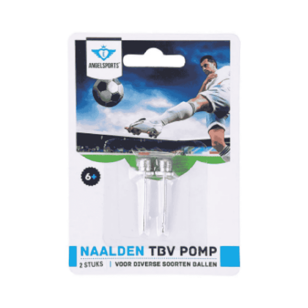 Set de 2 Agujas de inflado de Acero Inoxidable para balones de Baloncesto, Fútbol, Rugby, Voleibol, Balonmano, Waterpolo 