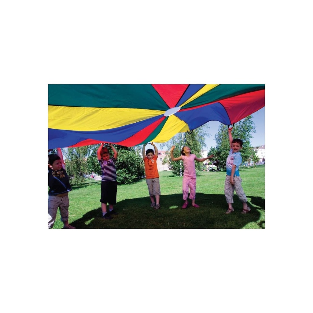 Paracaigudes Amaya Sport 3,5 m: jocs cooperatius amb 12 anses (3+)