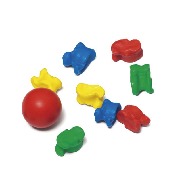Tabas Plástico Macizo Amaya Sport: juego tradicional de habilidad (8+1)
