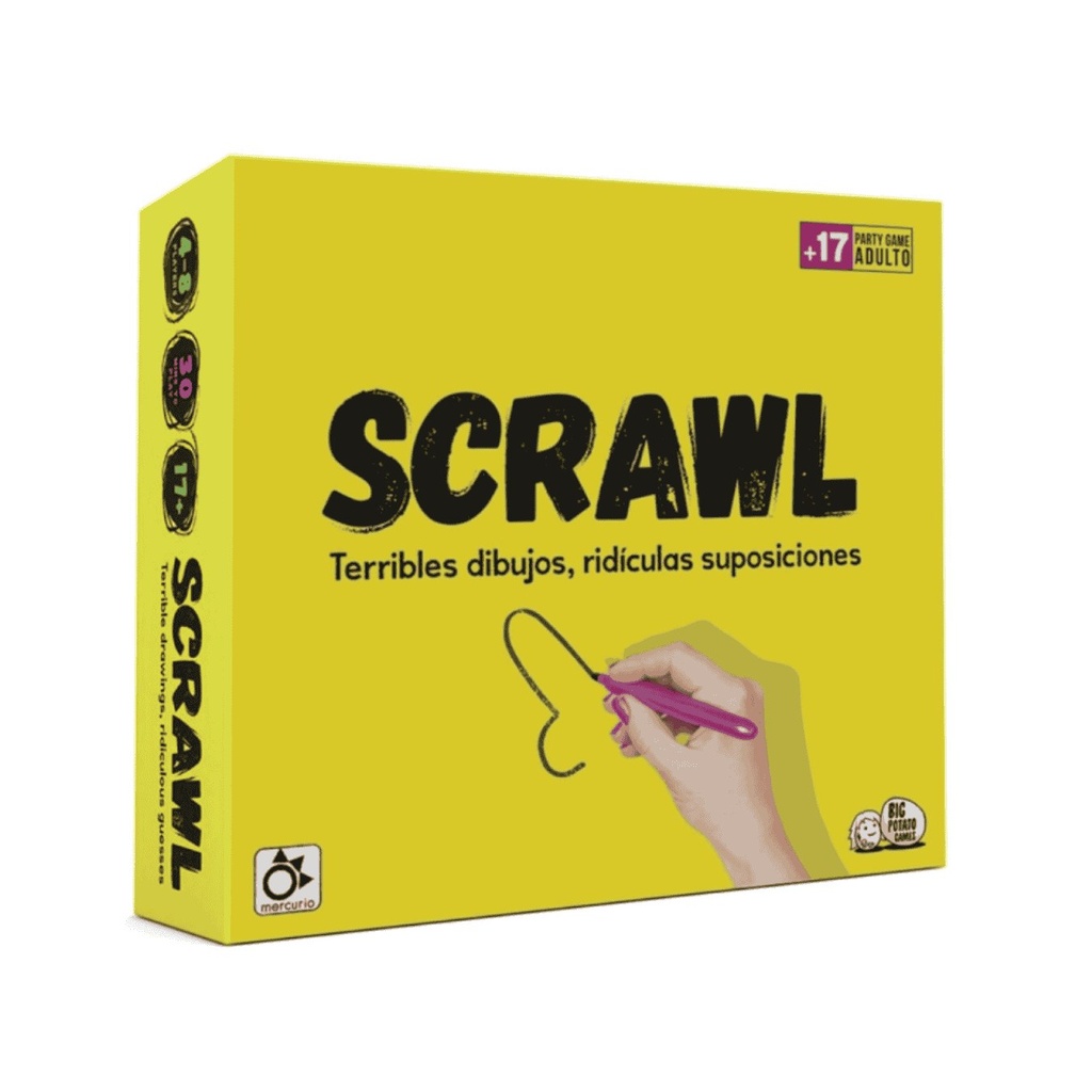 Scrawl: joc de dibuixar per a persones adultes amb 240 reptes (17+)