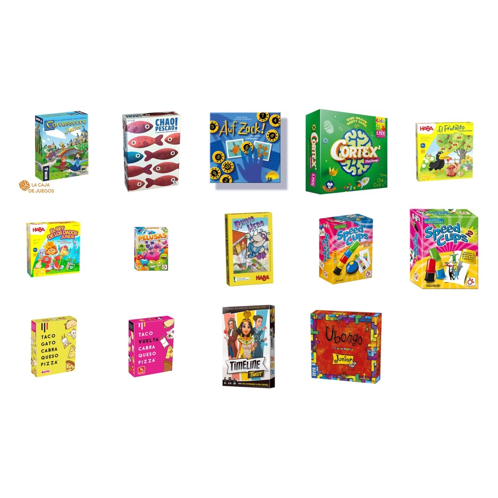 Lote Bibliotecas Caja 1: selección de juegos para el rincón de lectura