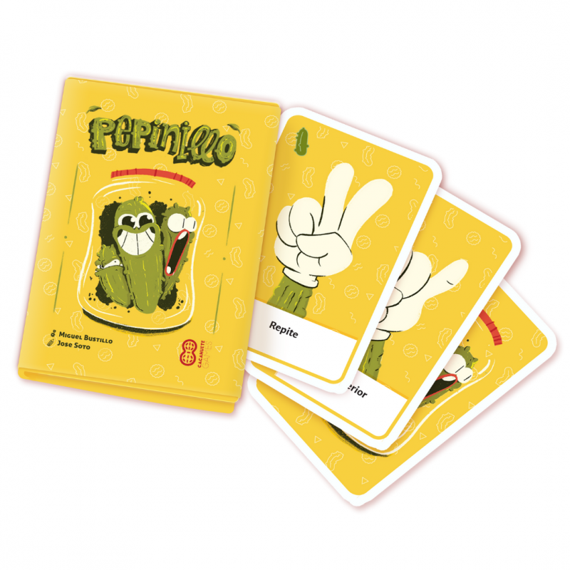Pepinillo: juego de cartas de agilidad verbal y gestual para grupos (8+)