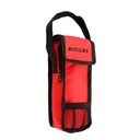 Bolsa de petanca para 3 bolas roja: funda resistente para transporte y almacenaje
