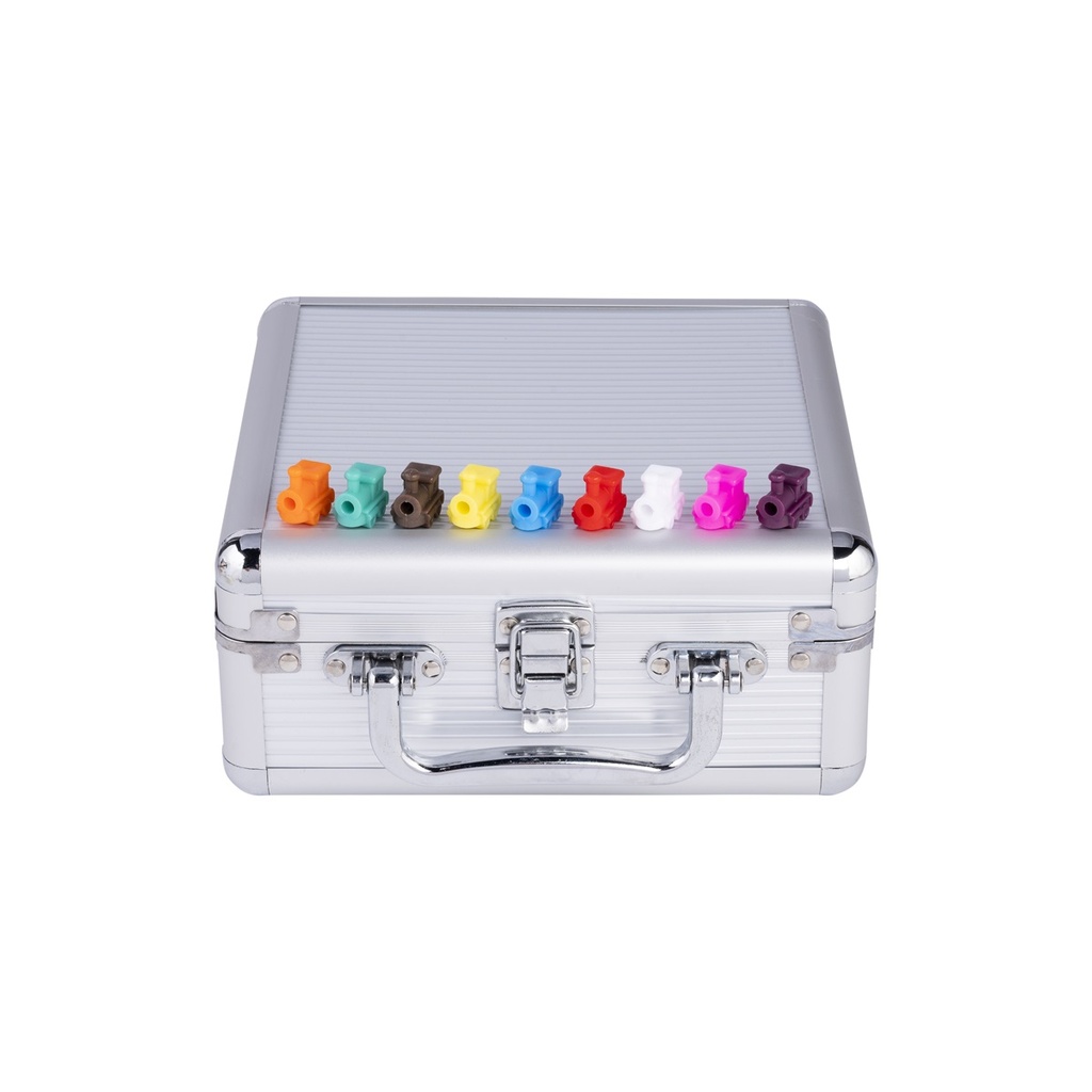 Domino Doble 12 Mexican Train en maletín de aluminio