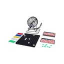 Bingo 1–90 amb tambor metàl·lic 13,5 cm: joc professional tradicional (8+)