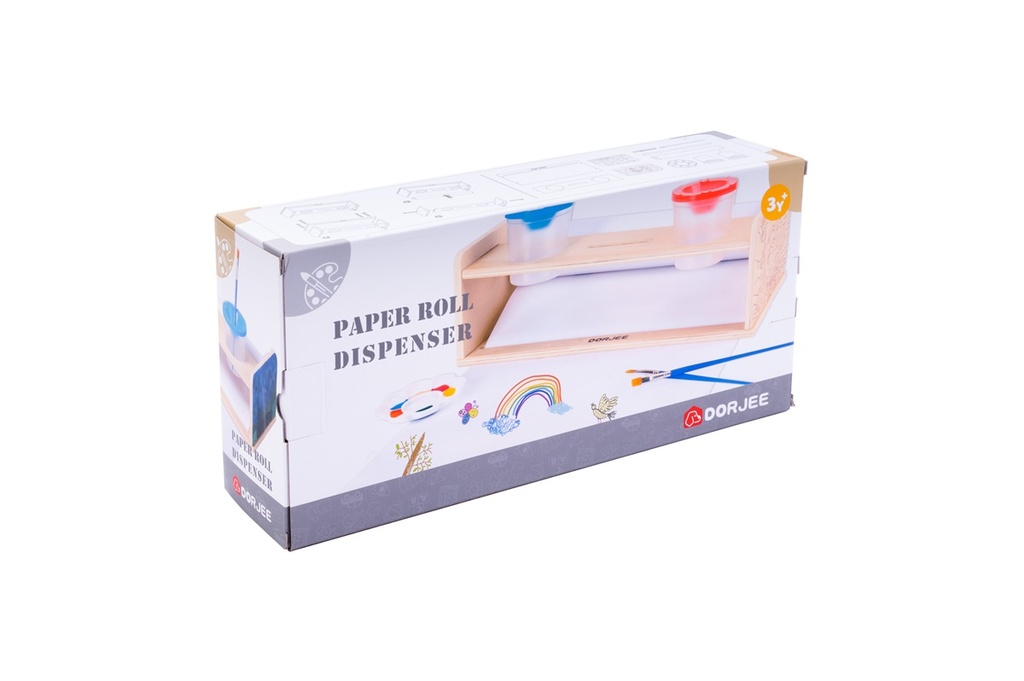 Portarotlles de paper de fusta per a dibuix continu amb accessoris (3+)