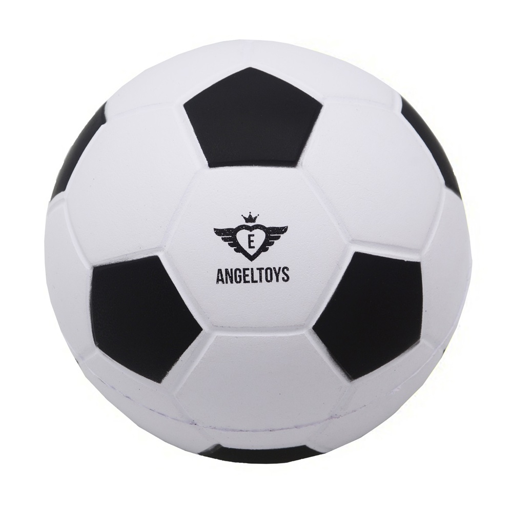 Balón de fútbol de espuma blanco/negro