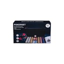 Pokerset en maletí negre 300 fitxes 14 g amb valors