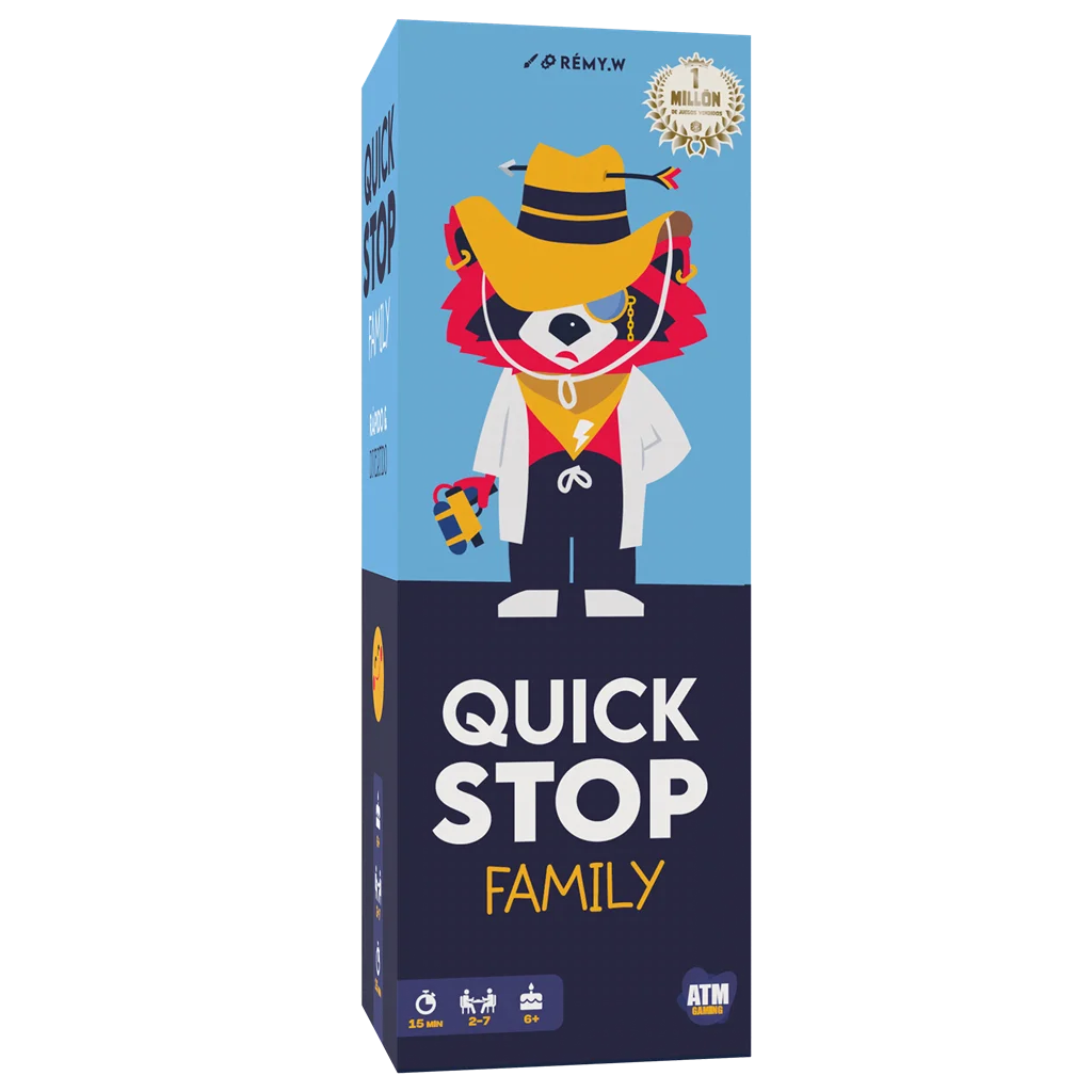Quick Stop Family – Juego de reflejos y atención para grupos familiares