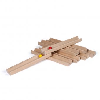 Team Ball Track: circuito cooperativo de bolas en madera (4+)