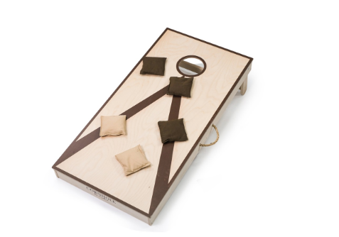 Cornhole 120x60 de madera con bolsas para puntería exterior
