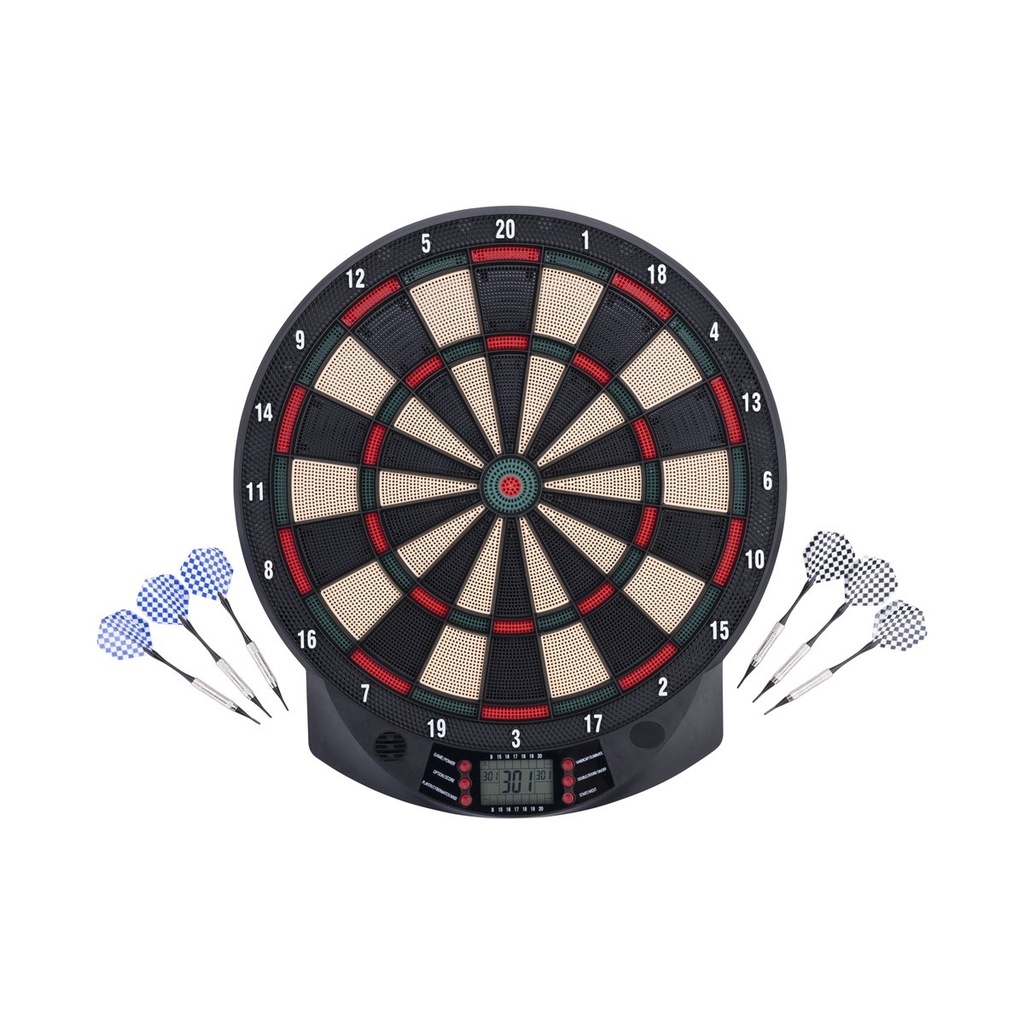 Diana electrònica Longfield Darts amb 6 dards soft-tip (26 jocs)