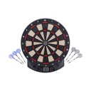 Diana electrónica Longfield Darts con 6 dardos soft-tip (26 juegos)