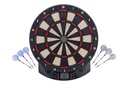 Diana electrónica Longfield Darts con 6 dardos soft-tip (26 juegos)