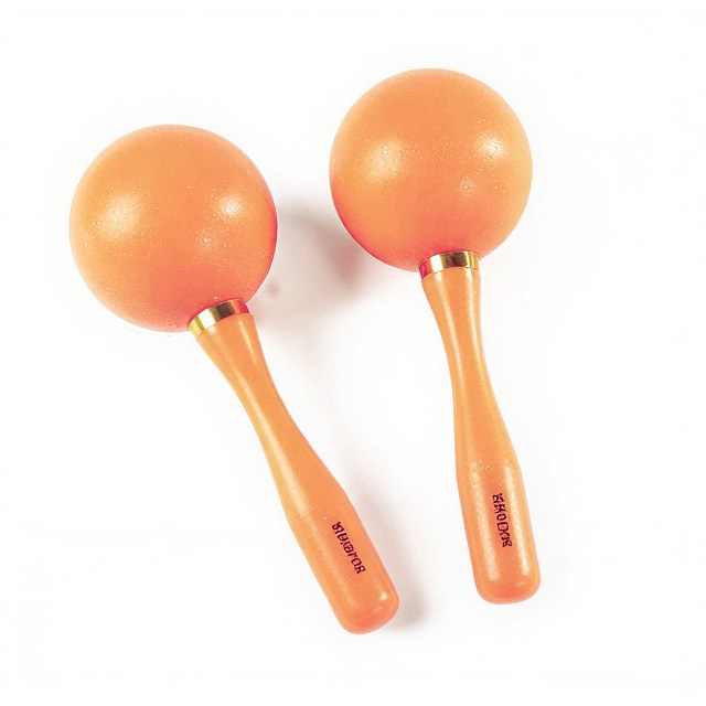 Maracas de plástico con arena Amaya Sport (set 2) para educación musical