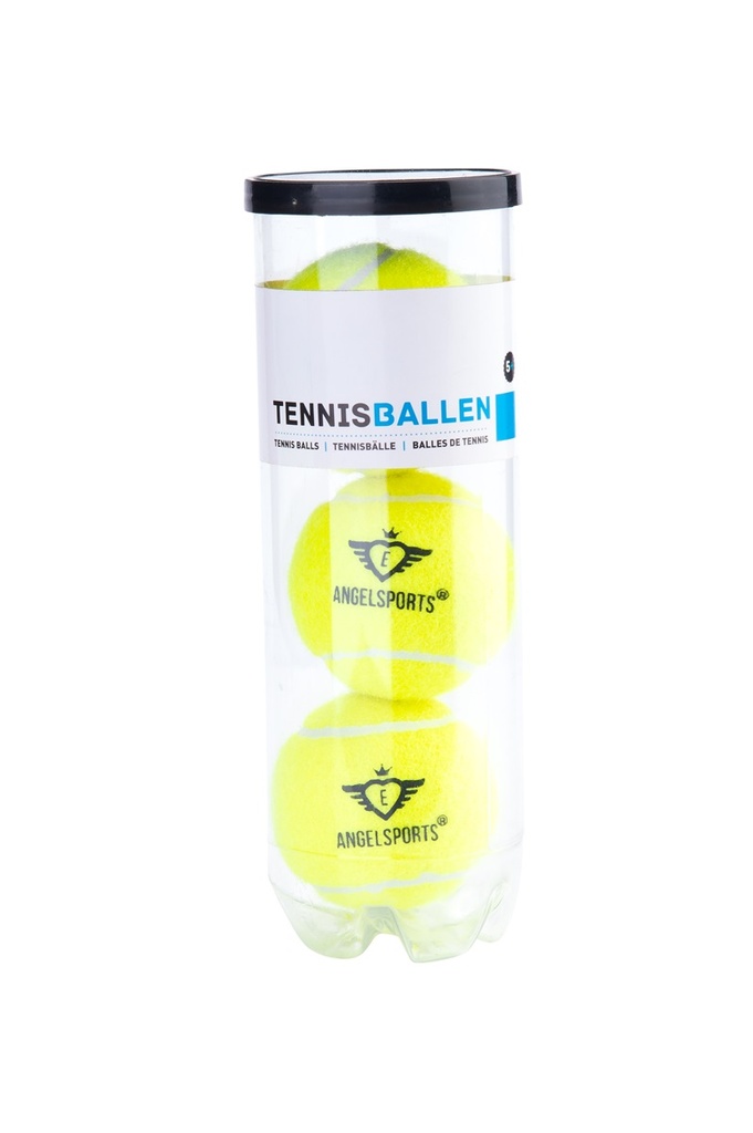 Tennisballen 3 en tubo: pelotas de tenis para dinámicas y deporte 