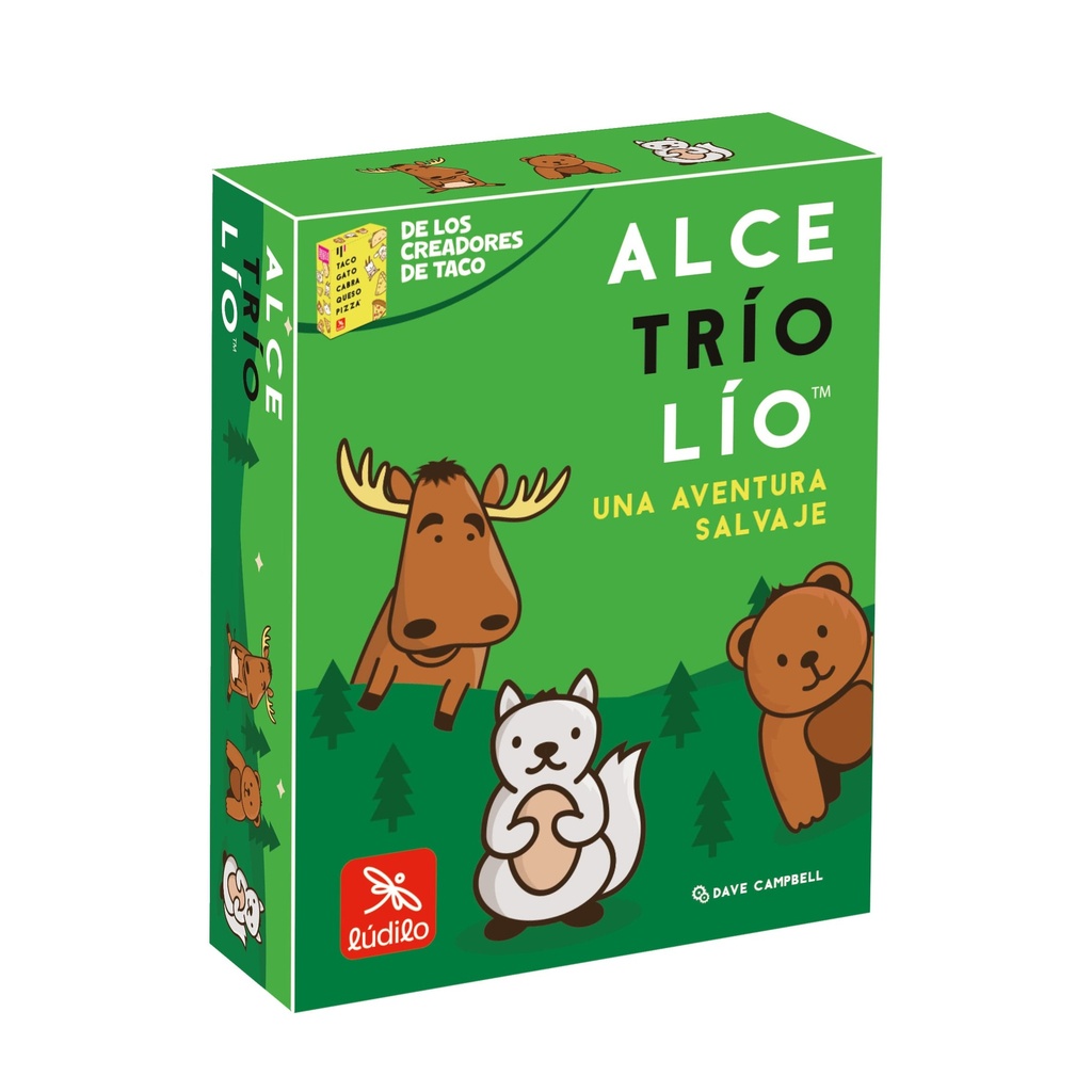Alce, Trío, Lío: Juego rápido de reflejos y tríos 