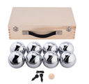 Set de 8 bolas de petanca Engelhart en maletín de madera