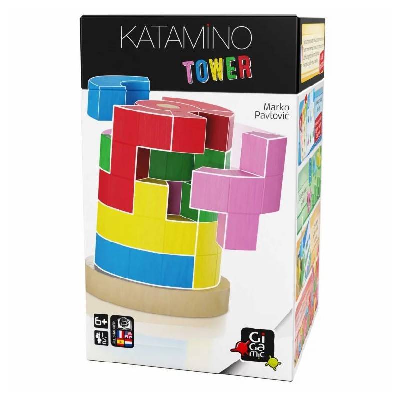 Katamino Tower XXL Gigamic – puzle gigante de lógica y construcción 3D