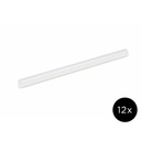 Barras de silicona termofusible: 12 barras de 0,7 × 10 cm para pistola pequeña