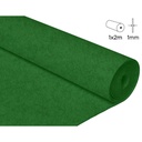 Fieltro acrílico en rollo verde intenso: 100 × 200 cm y 1 mm