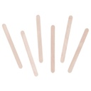 Palos de polo de madera natural: 150 unidades de 114 × 10 × 2 mm
