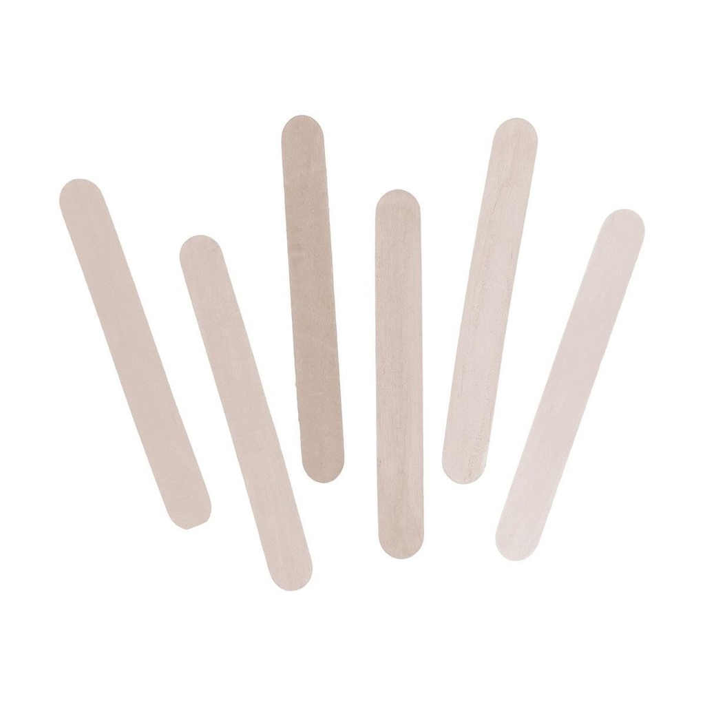 [99541-100] Pals de polo jumbo de fusta natural: 100 unitats de 150 × 18 × 1,5 mm
