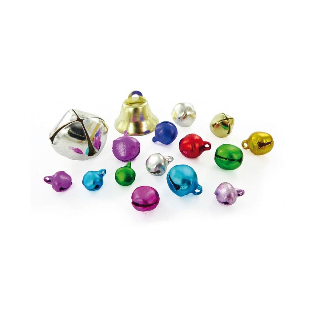 Cascavells de colors de 6 a 19 mm: unes 250 unitats