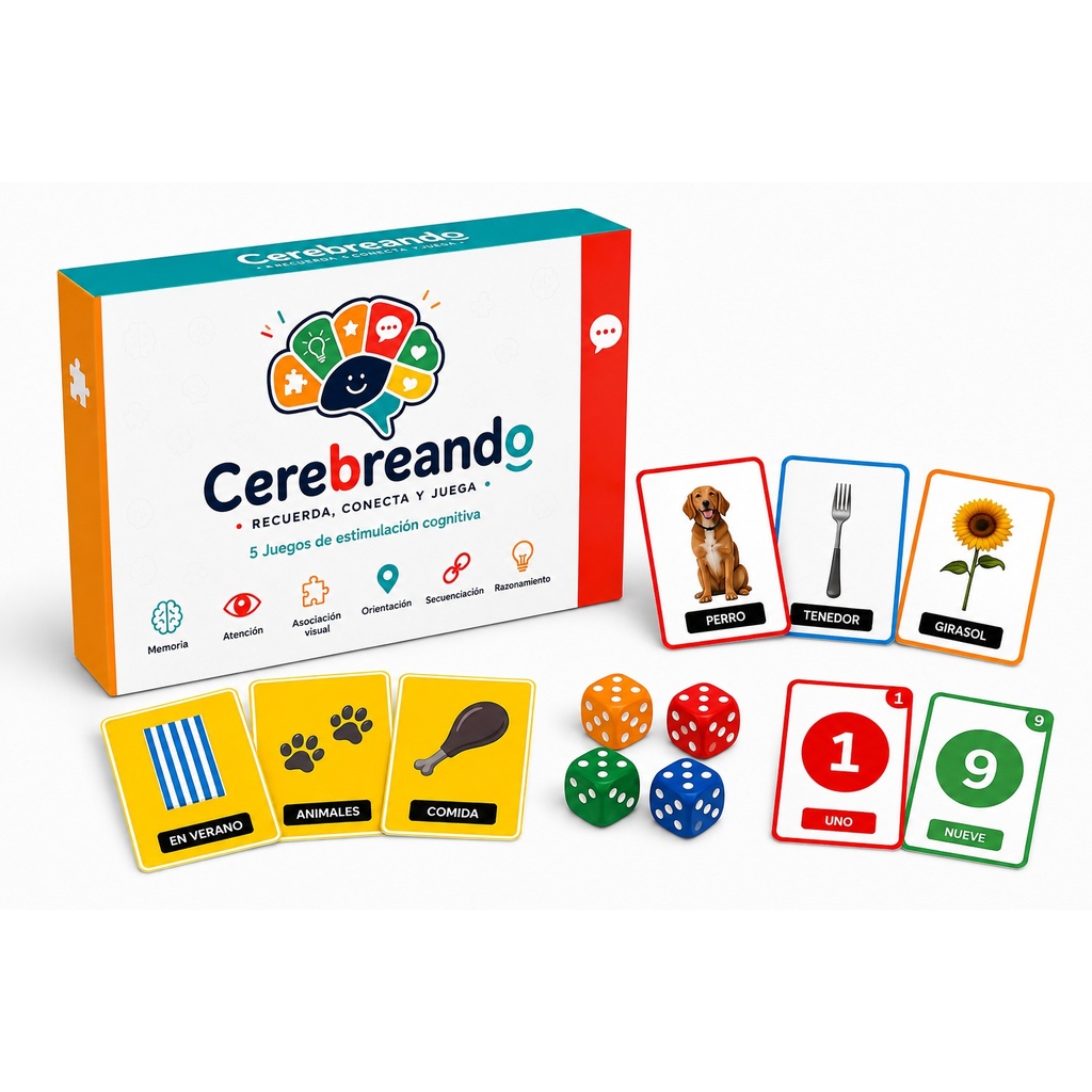 Cerebreando: 5 juegos de cartas de estimulación cognitiva para personas mayores