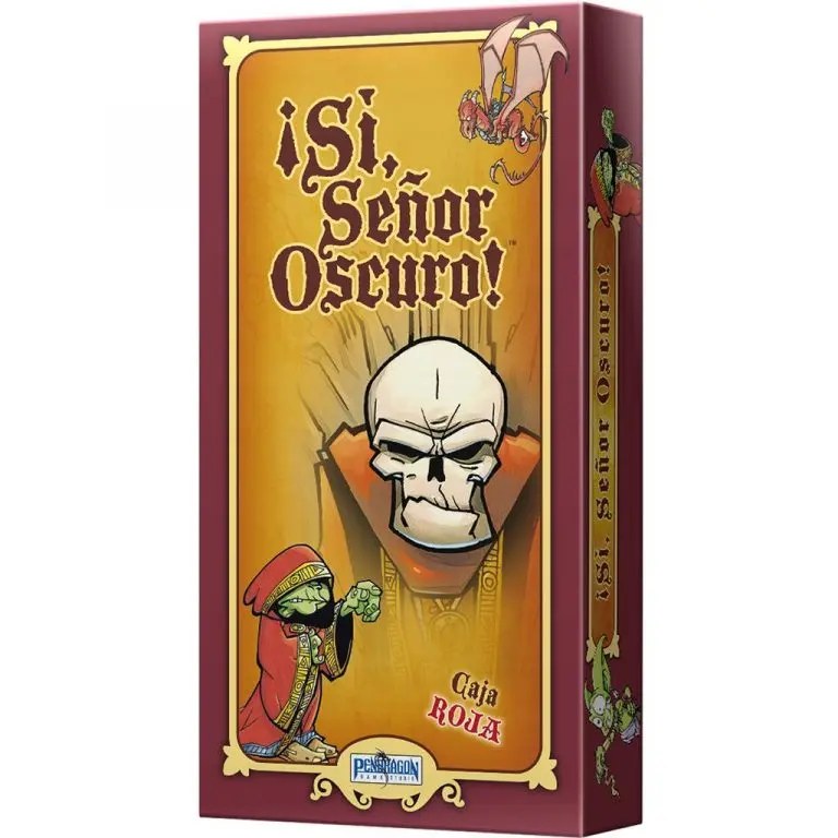 ¡Sí, Señor Oscuro! Caja Roja: juego familiar de humor y excusas (8+)