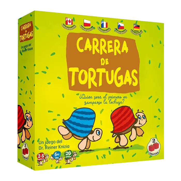 Carrera de tortugas – Joc de Carreras Estratègiques per Torns | +5 Anys, 2–5 Jugadors | Fomenta el Pensament Lògic i l'Anticipació Tàctica en Tallers de Joc de Regles Simples