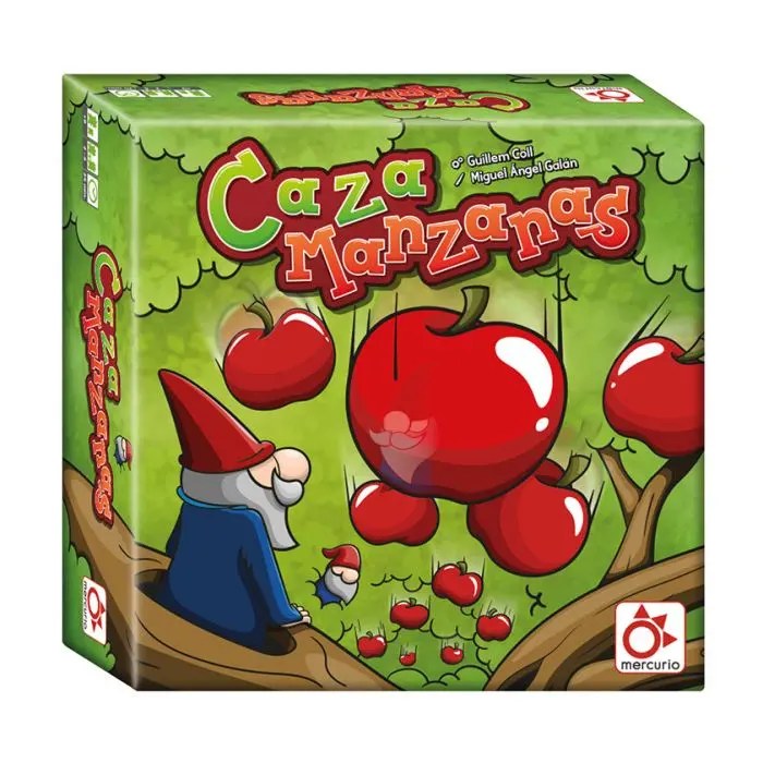 Cazamanzanas: joc de rampes i gravetat amb pomes de fusta (8+)