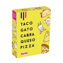 Taco, Gato, Cabra, Queso, Pizza: juego de cartas de ritmo y reacción (8+)