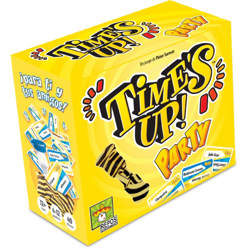 Time’s Up! Party (amarillo): juego de mímica y pistas para grupos (12+)