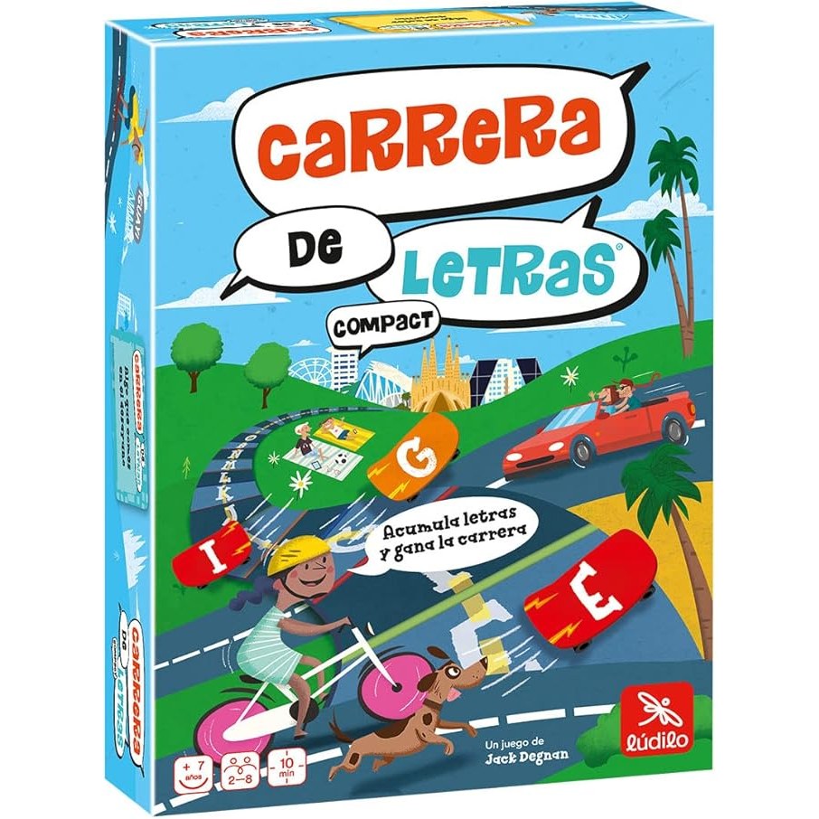 Carrera de Letras: juego rápido de formar palabras y agilidad verbal (7+)
