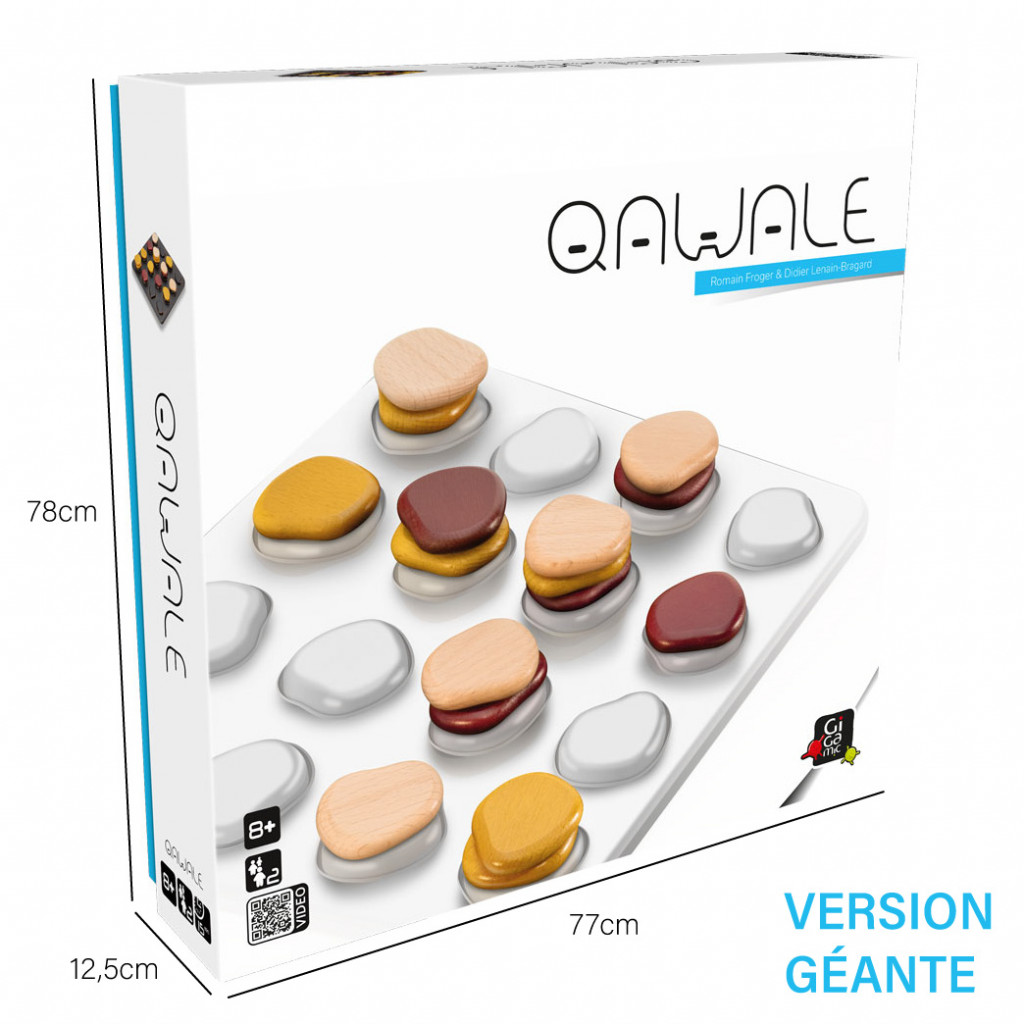 Qawale XXL: juego gigante de estrategia y colocación de piedras (8+)