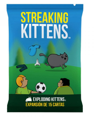 Streaking Kittens: juego de cartas de humor y sabotaje (8+)