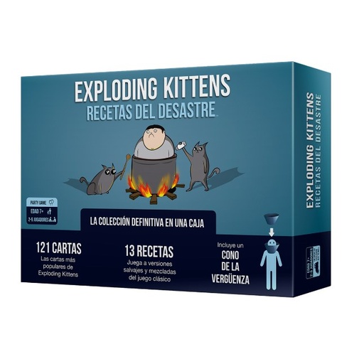 [MGL-1428] Exploding Kittens Recetas del desastre: juego modular de cartas de humor (7+)