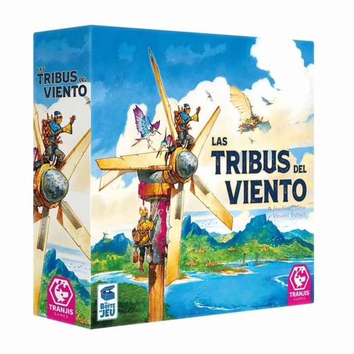 Las tribus del viento – Juego de Estrategia Medioambiental y Construcción de Aldeas | Desde 12 Años, 2–4 Jugadores | Ideal para Actividades de Sostenibilidad, Gestión de Recursos y Conciencia Climática