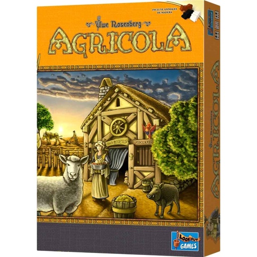 Agrícola – Juego de Mesa de Estrategia y Gestión de Recursos, Ambientado en la Europa Rural del Siglo XVII, Para 1 a 5 Jugadores, Desarrolla tu Propia Granja Familiar​