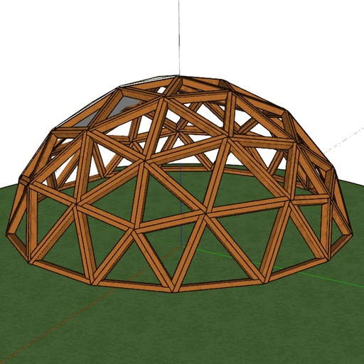 Estructura Domo F3 5/12 4 m: dom interactiu XXL per a joc i moviment (4+)