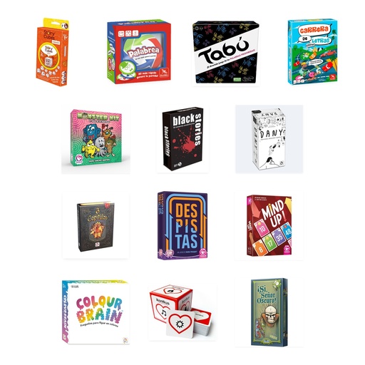 Lote Bibliotecas, Caja 2, Juegos para acompañar la lectura