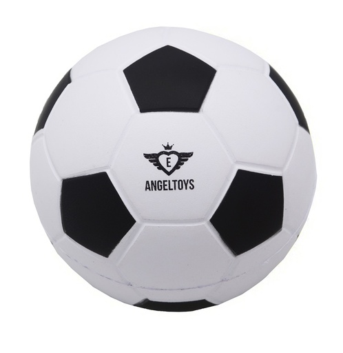 [761003] Balón de fútbol de espuma blanco/negro